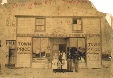 Heslington General Store on the corner of Main Road & Johns Road, Heslington township (1880's) 05-015.jpg