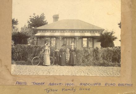 Tyson home in Radcliffe Road about 1900 (87-022B.jpg)